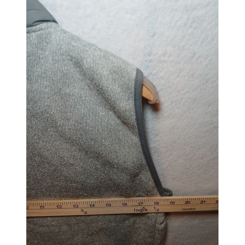 Nautica Women's Puffer Fleece Vest Gray Wind Water Resistant Size Small - Picture 13 of 14